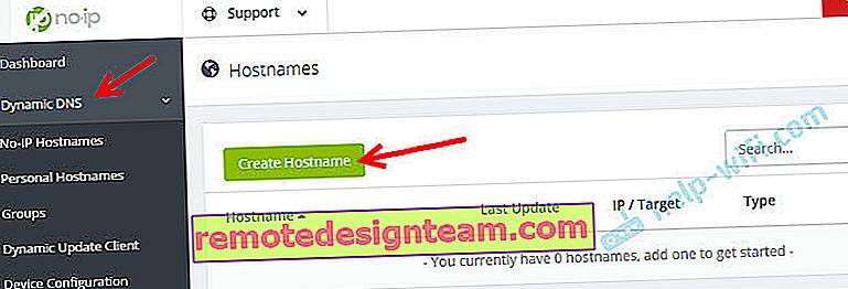 Реєстрація Hostname для роутера