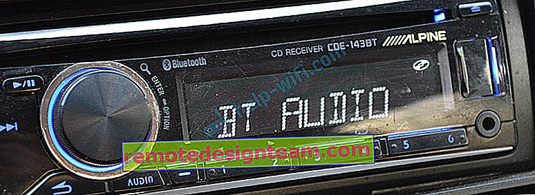 Attivazione della modalità audio Bluetooth sull'autoradio