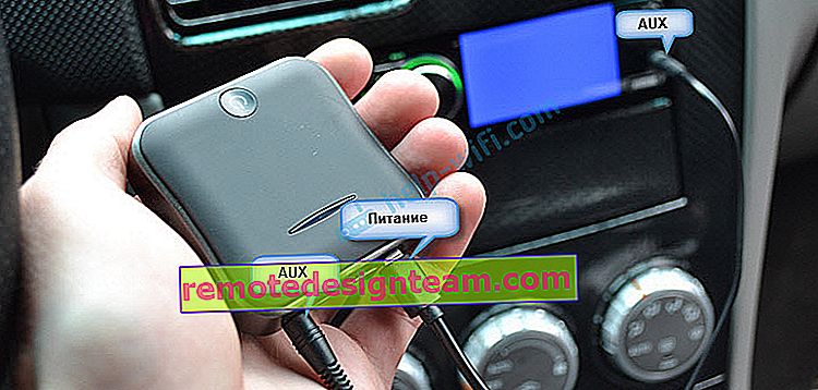 Menghubungkan pemancar Bluetooth ke radio mobil