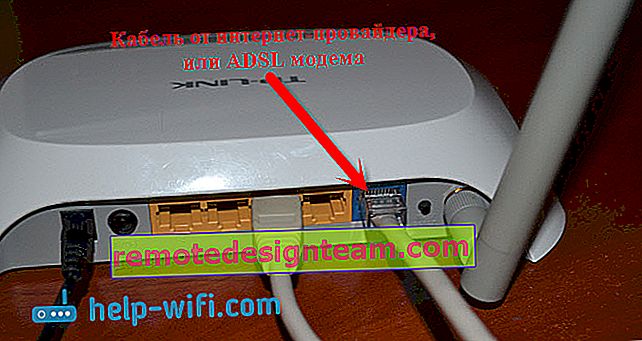 Menghubungkan router TP-Link baru