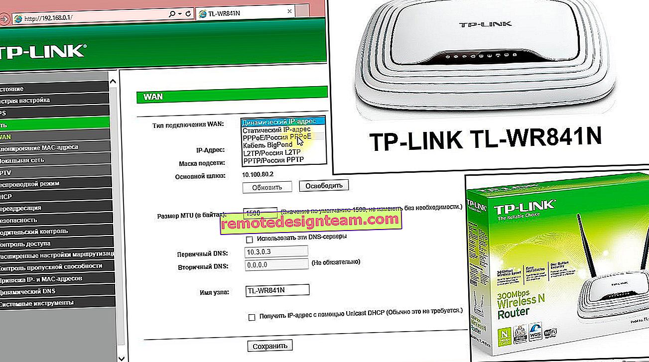 Menyambung dan mengkonfigurasi penghala Wi-Fi TP-LINK TL-WR840N