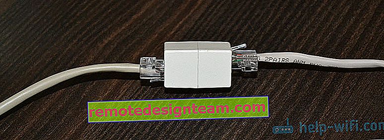 Cara memperpanjang kabel Internet melalui adaptor 