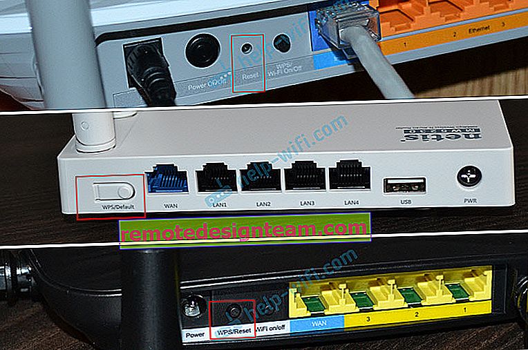 Menyetel ulang router untuk konfigurasi ulang lengkap