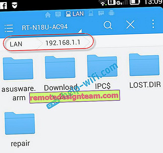 Android: accéder au stockage USB sur LAN via un routeur Asus