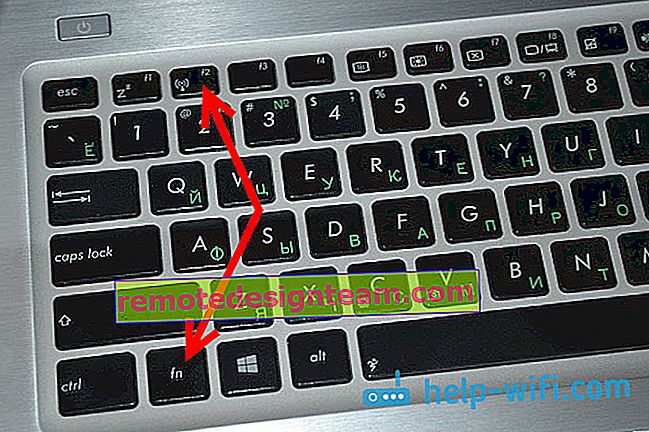 Kunci untuk menghidupkan Wi-Fi pada komputer riba