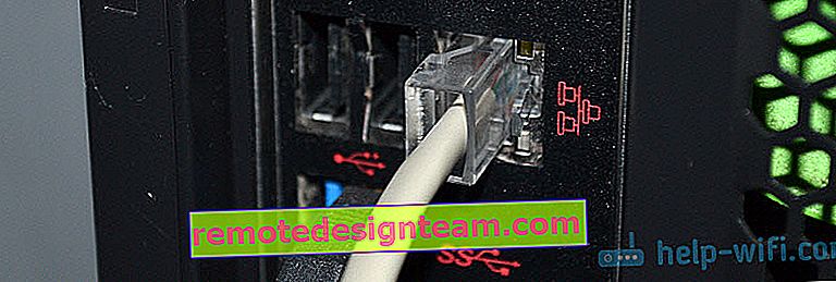Kabel jaringan terhubung tetapi ikon jaringan dengan palang merah