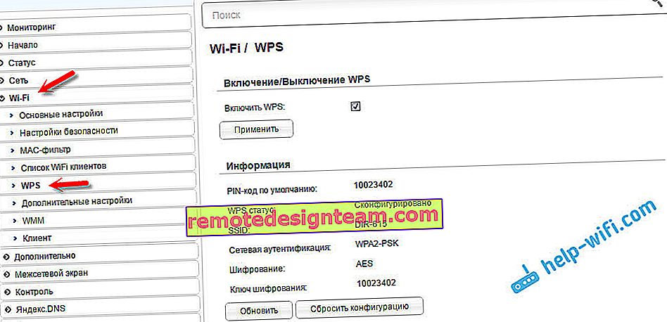 Configurazione protetta Wi-Fi su D-LINK