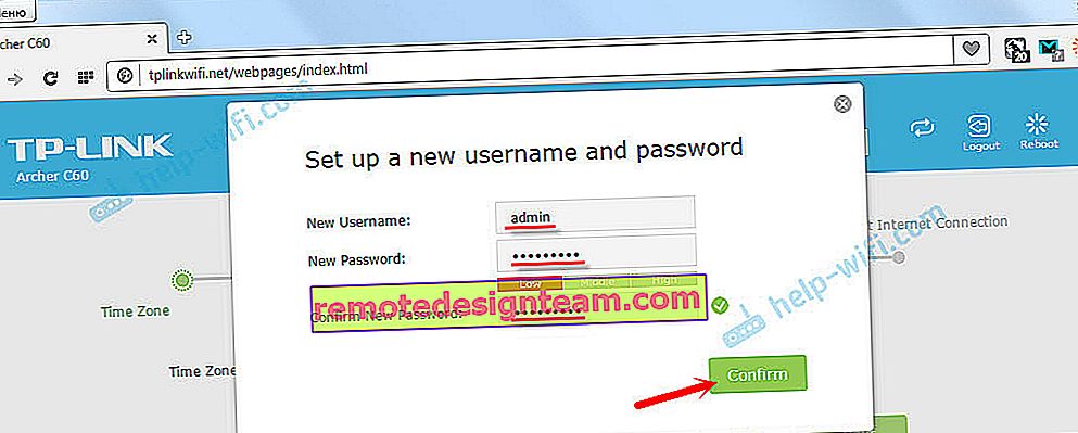Modifier le mot de passe admin