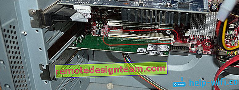 Menghubungkan adaptor PCI Wi-Fi ke PC