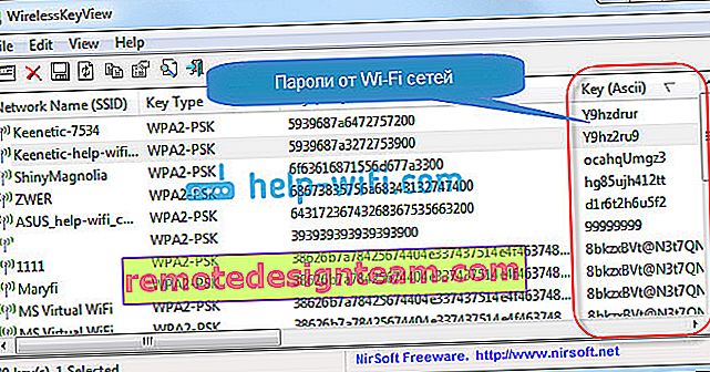 WirelessKeyView: mémoriser le mot de passe oublié dans Windows XP