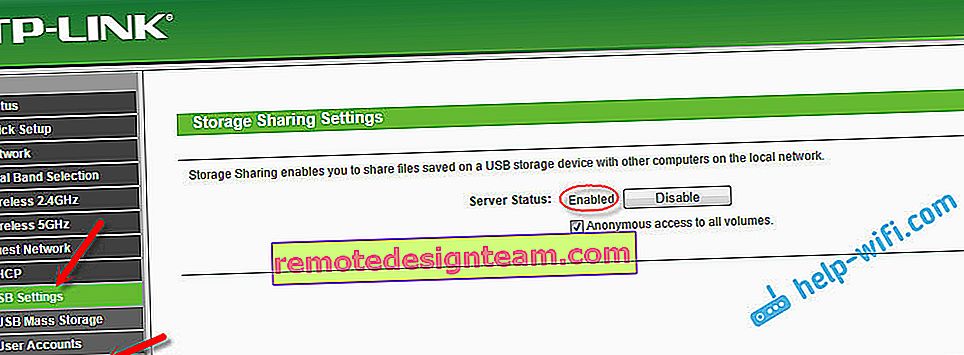 Berbagi file di USB flash drive melalui router TP-LINK