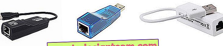 Adaptateurs réseau USB LAN pour un ordinateur portable sans connecteur intégré pour Internet
