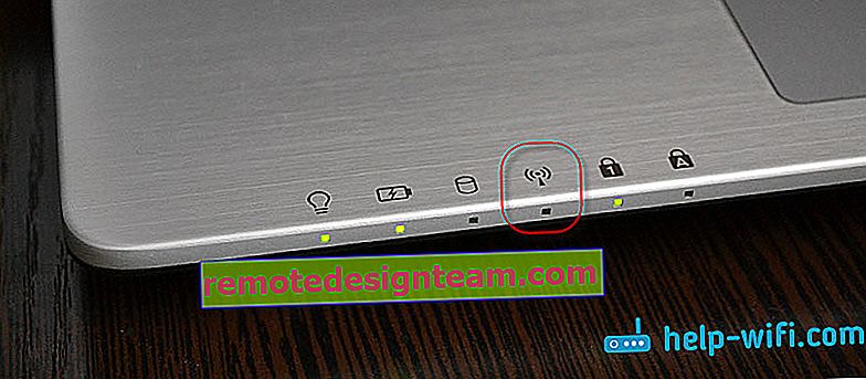 Indikator Wi-Fi di laptop mati