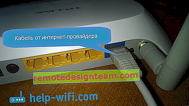 Memeriksa kabel WAN jika penghala tidak menyebarkan Internet