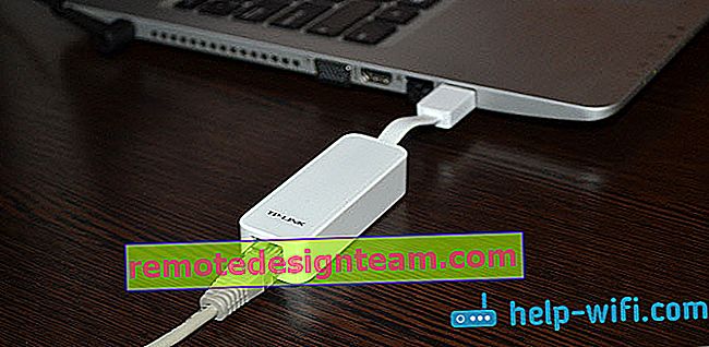 Menghubungkan adaptor jaringan USB 3.0 TP-LINK UE300