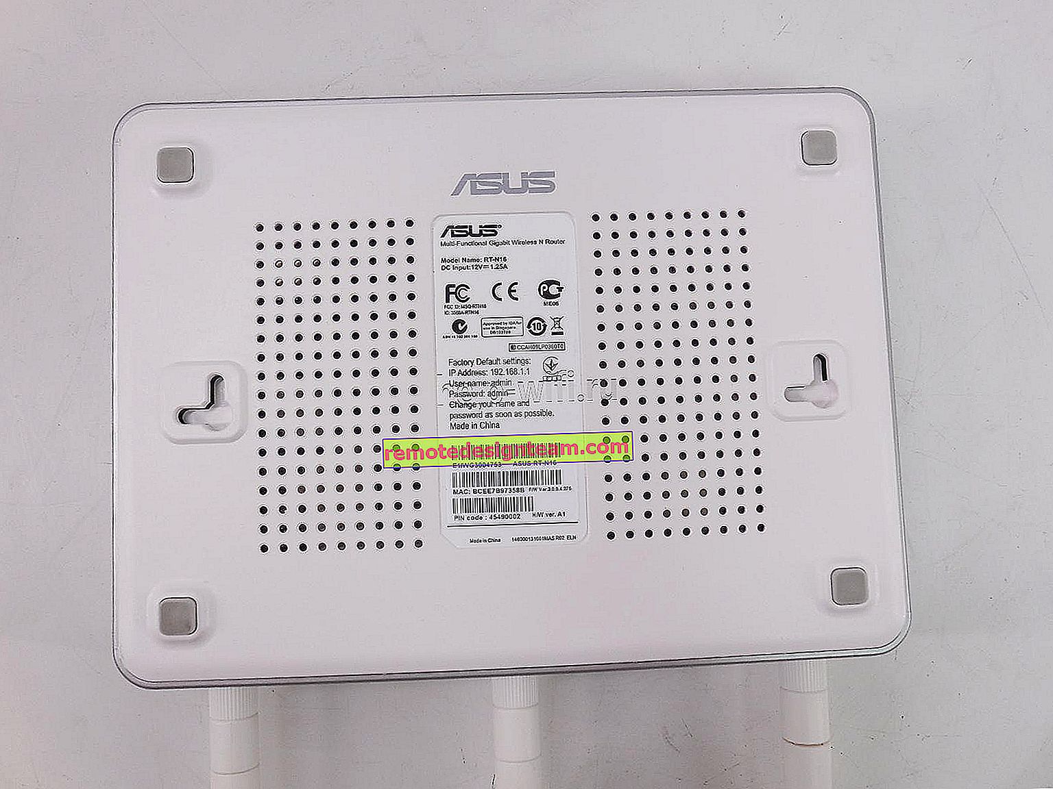 Memasuki pengaturan pada router Asus (192.168.1.1)