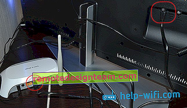 Menghubungkan TV Philips ke router melalui LAN