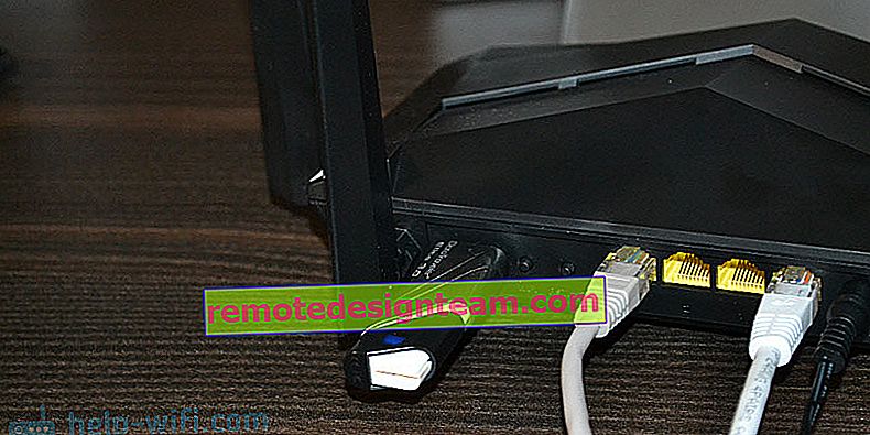 Menyiapkan drive USB di router Tenda