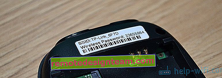 SSID / mot de passe d'usine TP-Link M7200