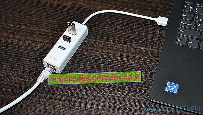 Hub USB avec port Ethernet pour ordinateur portable