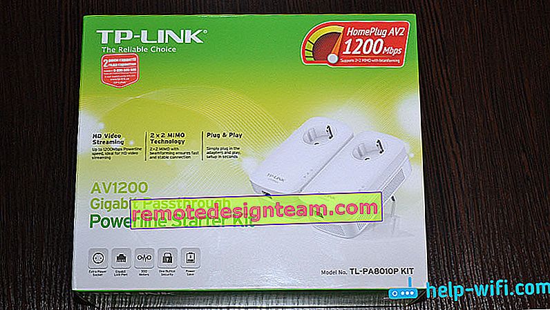 Съдържание на пакета TP-Link TL-PA8010P KIT